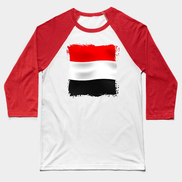 Yemen artwork Baseball T-Shirt by SASTRAVILA